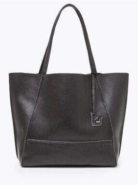 Botkier SoHo Pebbled Leather Black Tote Bag
